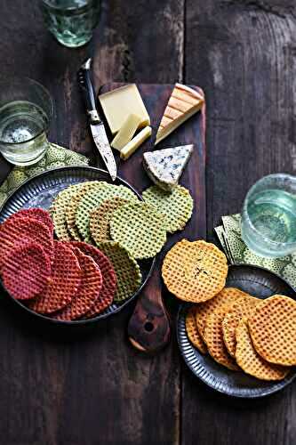 Gaufrettes apéritives au fromage