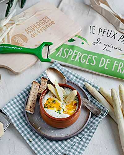 Œufs cocottes aux Asperges blanches de France