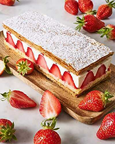 Millefeuille à la fraise Label Rouge