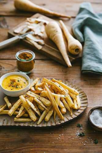 Frites de panais sauce curry