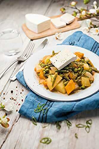 Navarin sans viande aux légumes primeurs et Caprice des Dieux