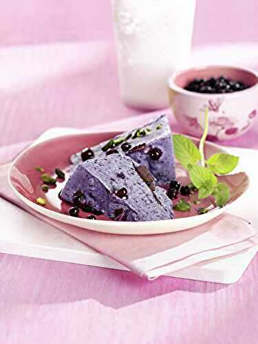 Parfait au mascarpone et aux myrtilles