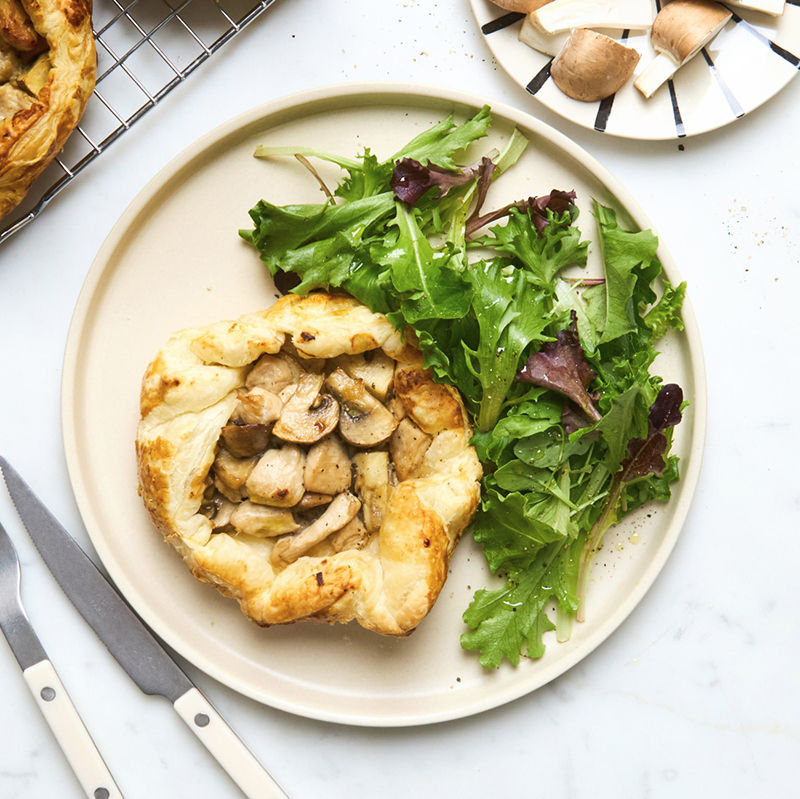 Feuilletés à la dinde Française & aux champignons