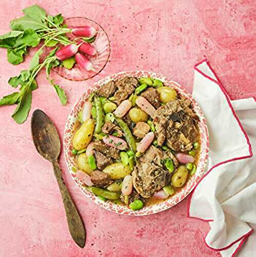 Navarin d’agneau aux légumes de printemps