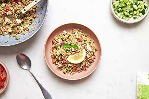 Taboulé de quinoa végétarien