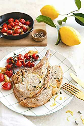 Côte de veau aux tomates