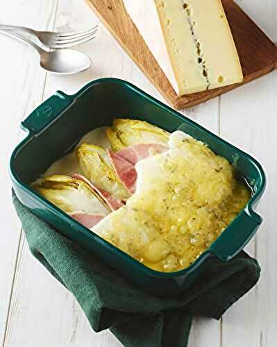 Gratin d’endives au jambon et au Morbier AOP