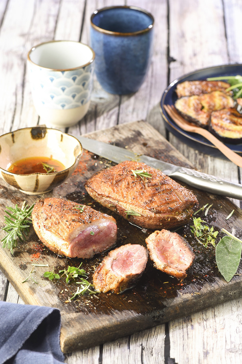 Magret cajun au BBQ