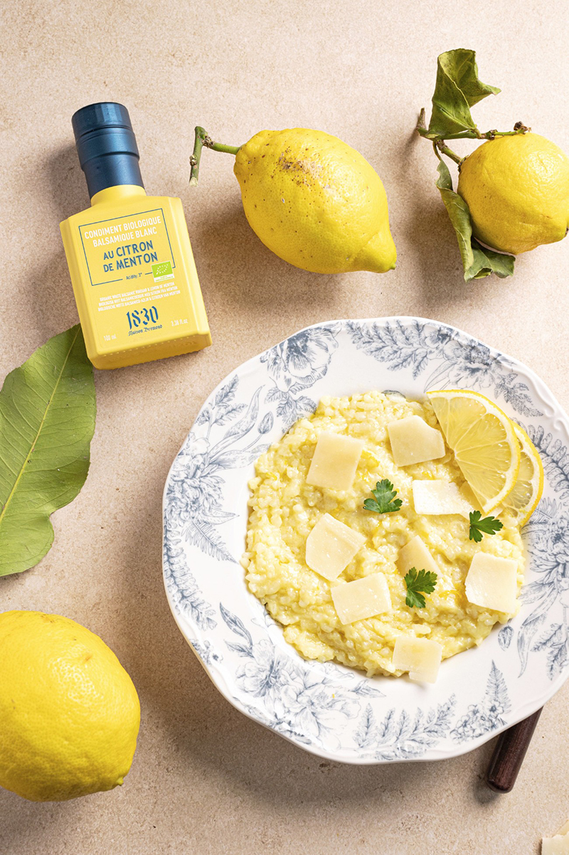 Risotto au citron de Menton et pecorino