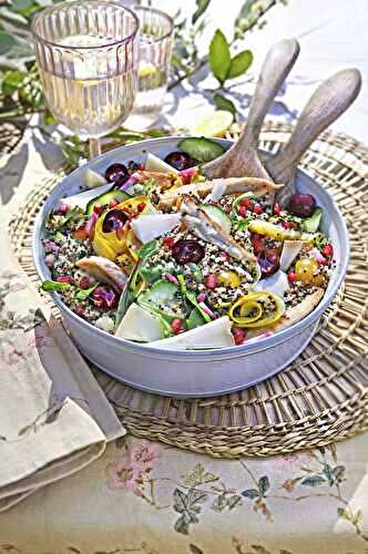 Salade estivale colorée