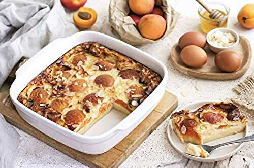 Clafoutis aux abricots et amandes