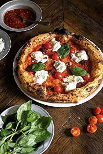 Pizza Bufala et tomates