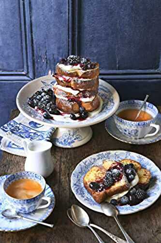 Brioche perdue aux myrtilles