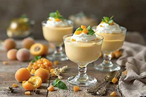 Crème liégeoise à l’abricot