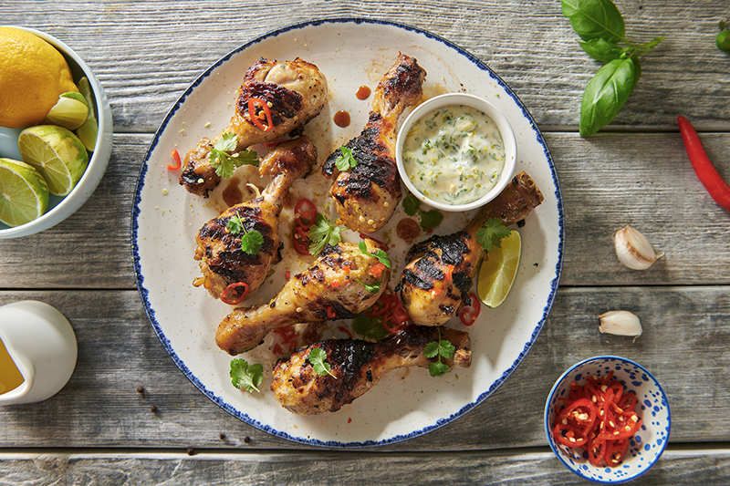 Pilons de poulet au barbecue