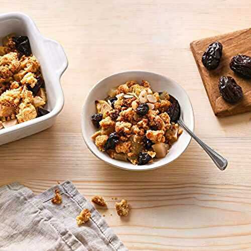 Crumble poires et Pruneaux d’Agen IGP
