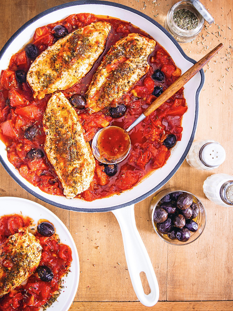 Poulet à la provençale