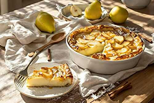 Clafoutis aux poires et cannelle