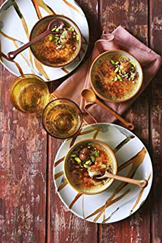 Crème brûlée à la crème de marron