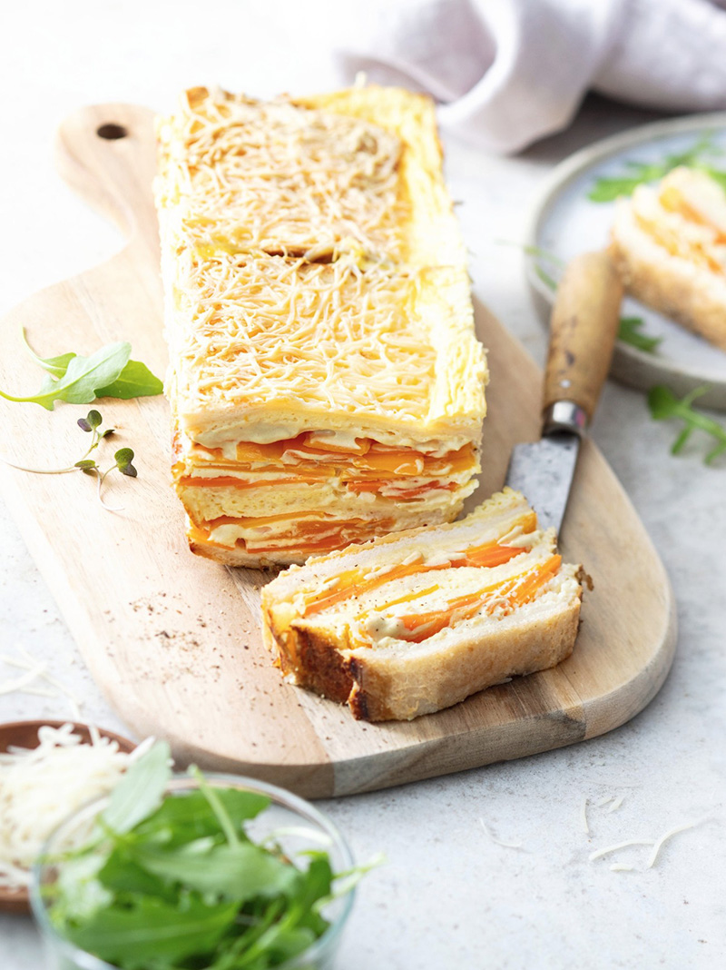 Croque cake aux légumes d’automne