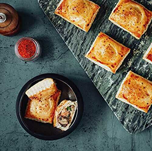 Petits friands apéritifs au pâté et champignons