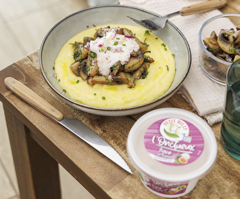 Polenta onctueuse au Petit Billy