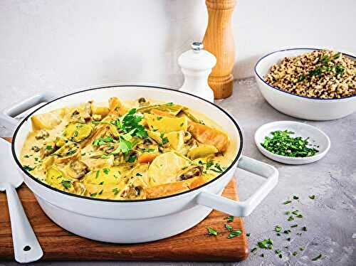 Blanquette de légumes au curry