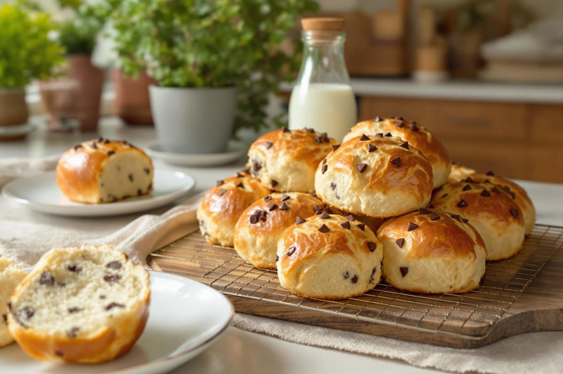 Briochettes aux pépites de chocolat