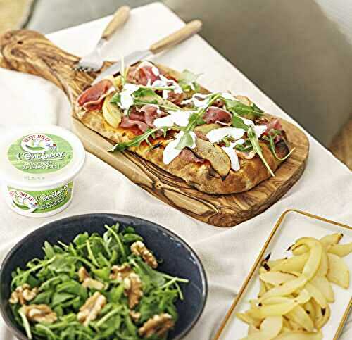 Pinsa poire jambon au Petit Billy