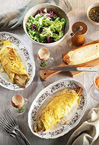 L’omelette du Ch’Nord aux endives et au Maroilles
