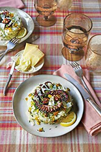 Risotto au poulpe et Abondance