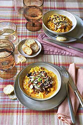 Risotto butternut et cancoillote