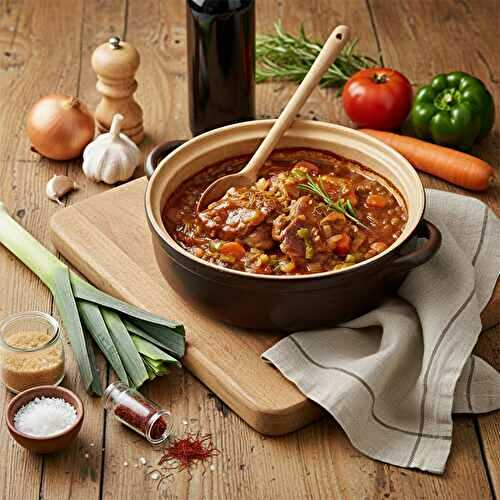 Joues de porc fondantes au safran