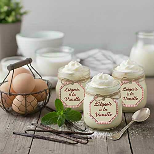 Liégeois à la vanille