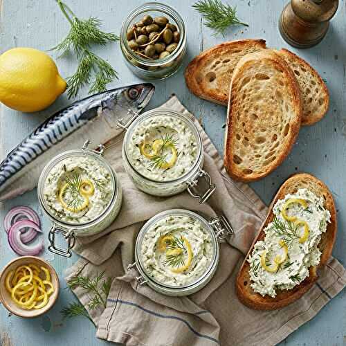 Rillettes de maquereaux au citron et à l’aneth