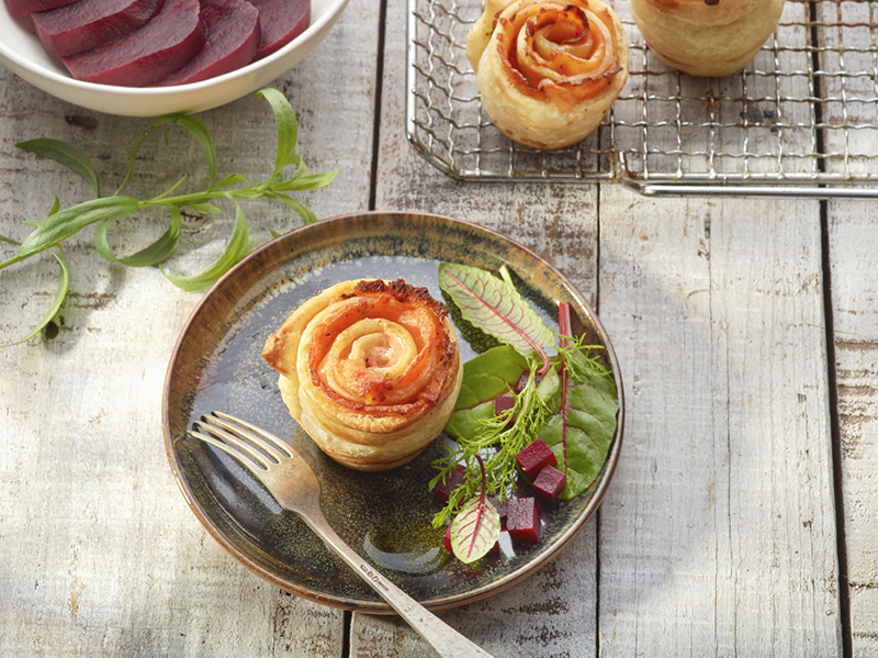 Rosace feuilletée au saumon Pas Fumé