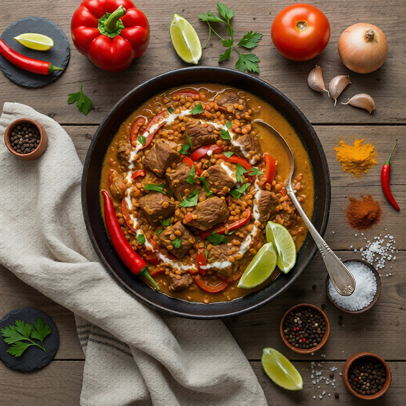 Bœuf mijoté aux parfums d’Orient