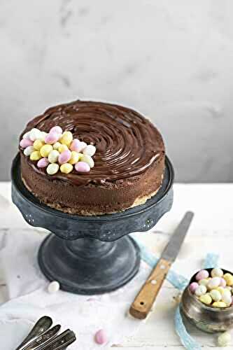 Entremet au chocolat de Pâques