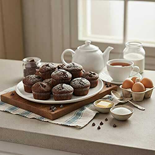 Mini muffins au chocolat
