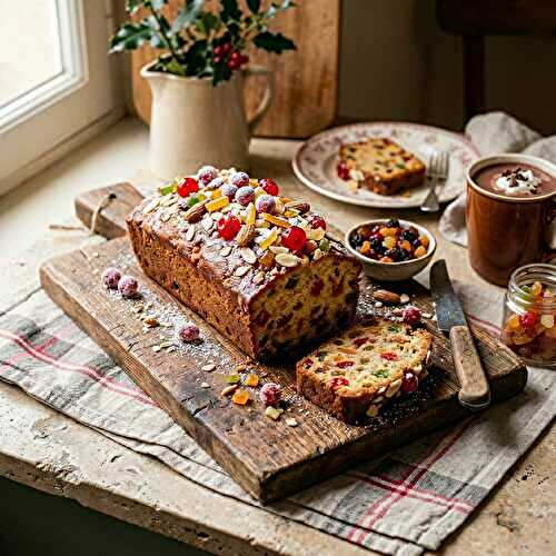 Cake moelleux aux fruits confits