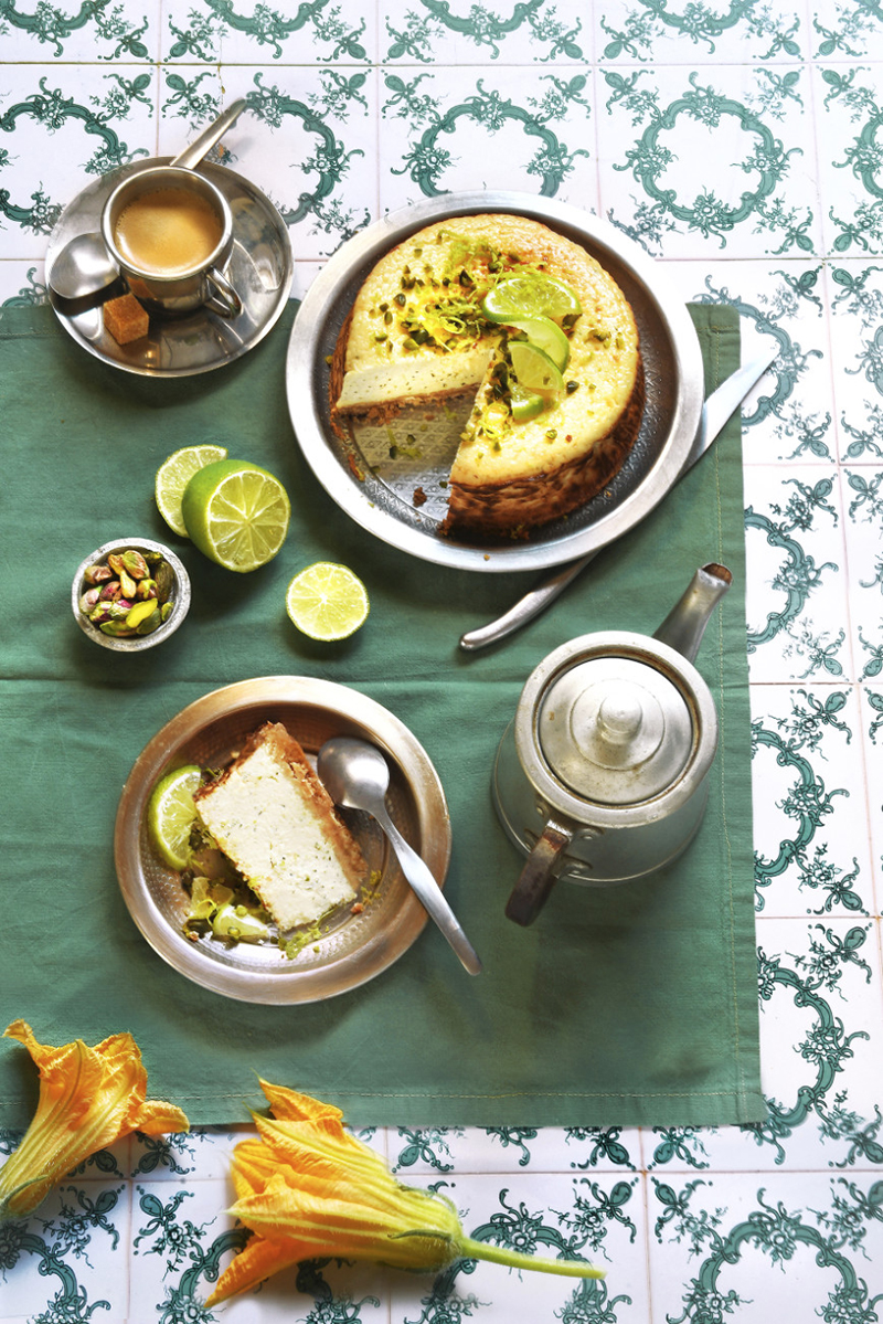 Cheesecake courgette et citron