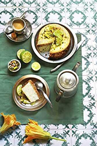 Cheesecake courgette et citron
