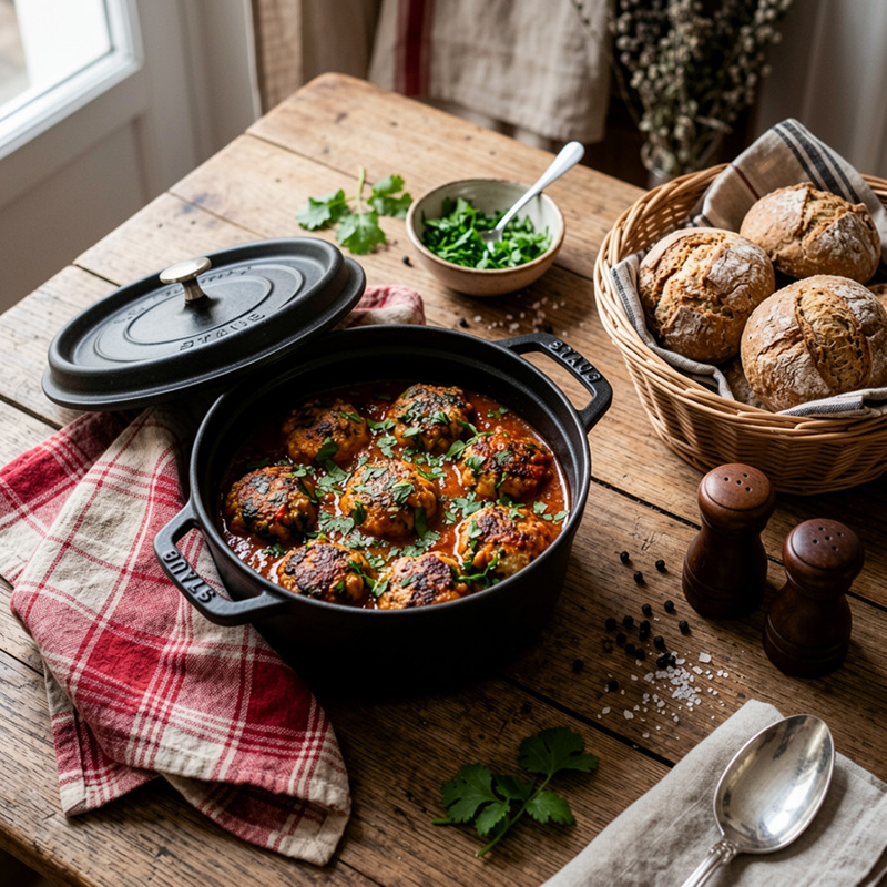 Boulettes de lieu noir aux épices
