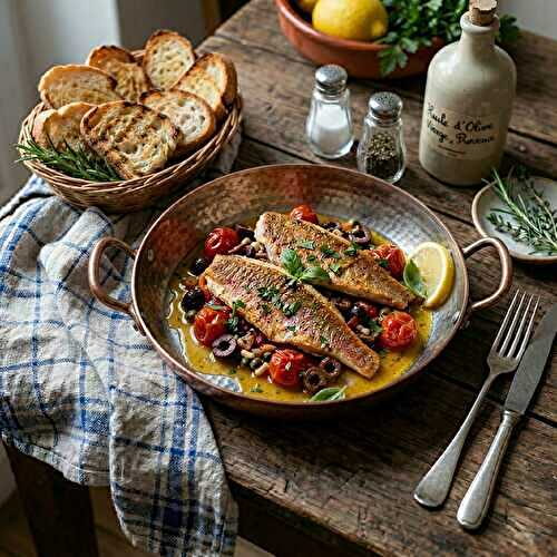 Filets de rouget à la niçoise