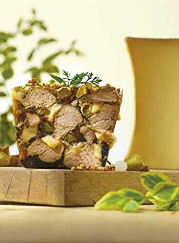 Terrine de joue de porc au Beaufort AOP et aux algues