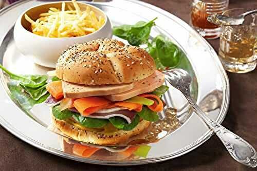 Burger au Foie Gras mi-cuit et Magret séché