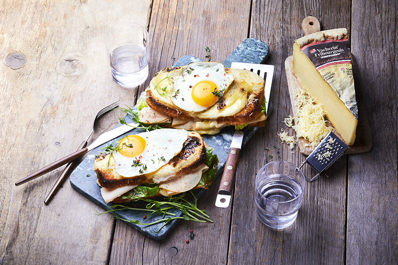 Croque madame fondant au Vacherin® Fribourgeois AOP