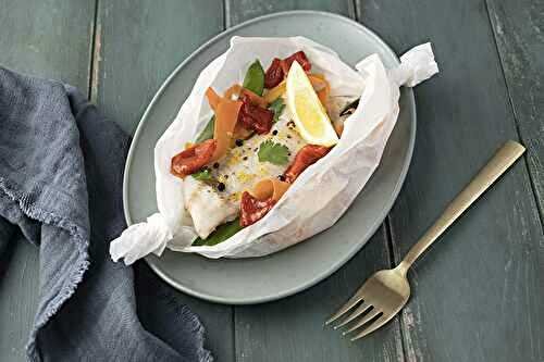 Papillote d’églefin citron & gingembre