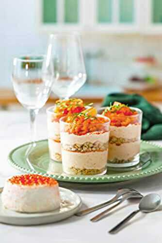 Verrines tiramisu salé
