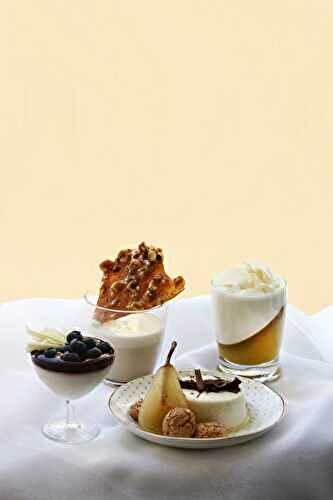 Panna cotta à la vanille de Papouasie et coulis de fruits rouges